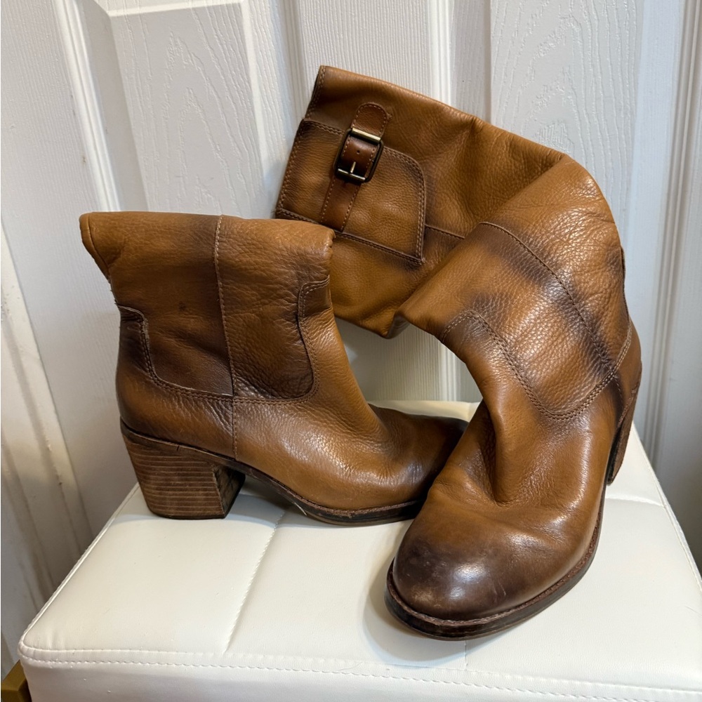 Brown & Black Leather Boots